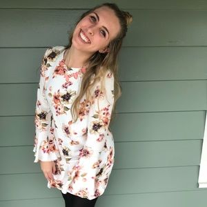 Floral Dress with Fun Sleeves